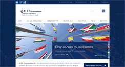 Desktop Screenshot of alfainternational.com